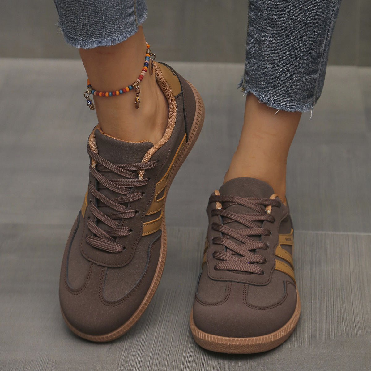 Zapatillas Bajas con Cordones – 11 Colores EU 36–42 | Zapatillas de Entrenamiento para Mujer