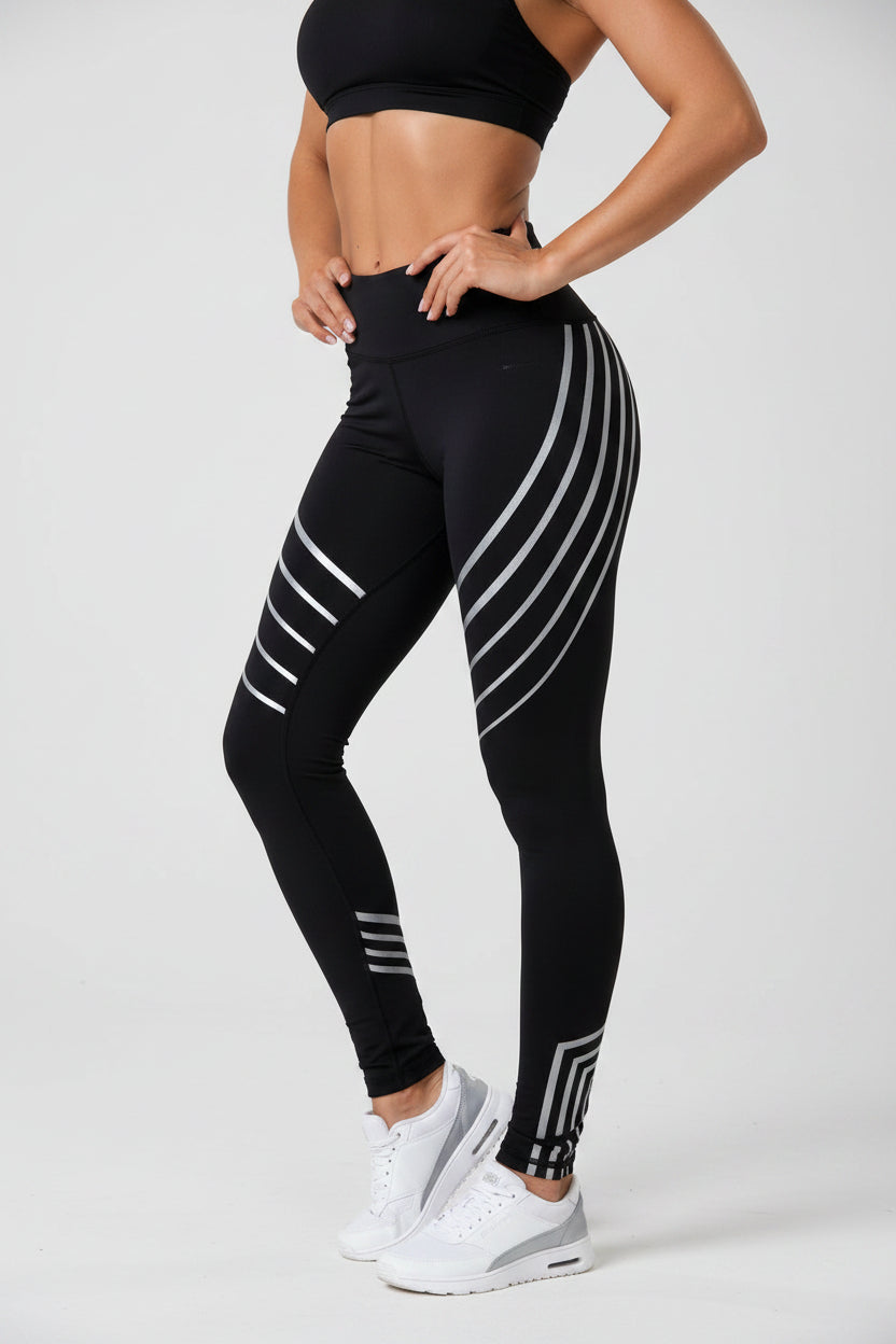 Leggings estampados de entrenamiento para mujer – Pantalones pitillo de corte ajustado