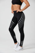 Leggings estampados de entrenamiento para mujer – Pantalones pitillo de corte ajustado