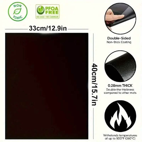 4-Pack: Non-Stick Reusable Oven Liners