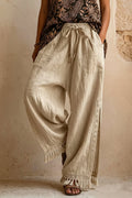 Women's Lace Tassel Wide-Leg Pants – Bohemian Resort Style