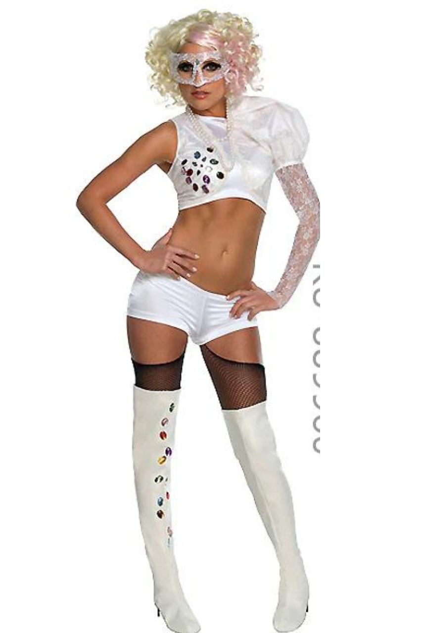 White Lady Gaga VMA Costume