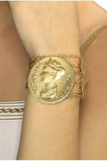 Sabina Augusta Costume Coin Bracelet