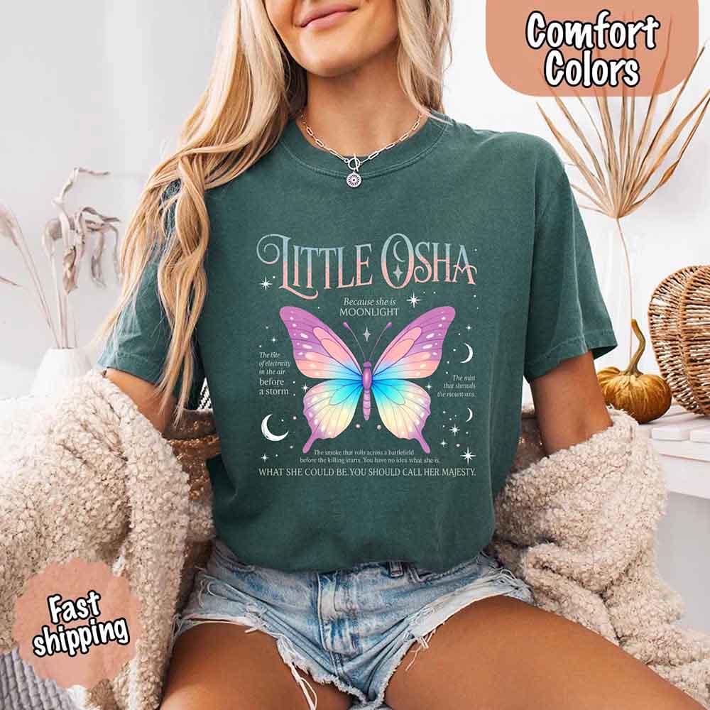 Butterfly Dreamscape Comfort Colors T-Shirt – Soft Aesthetic Tee for Women