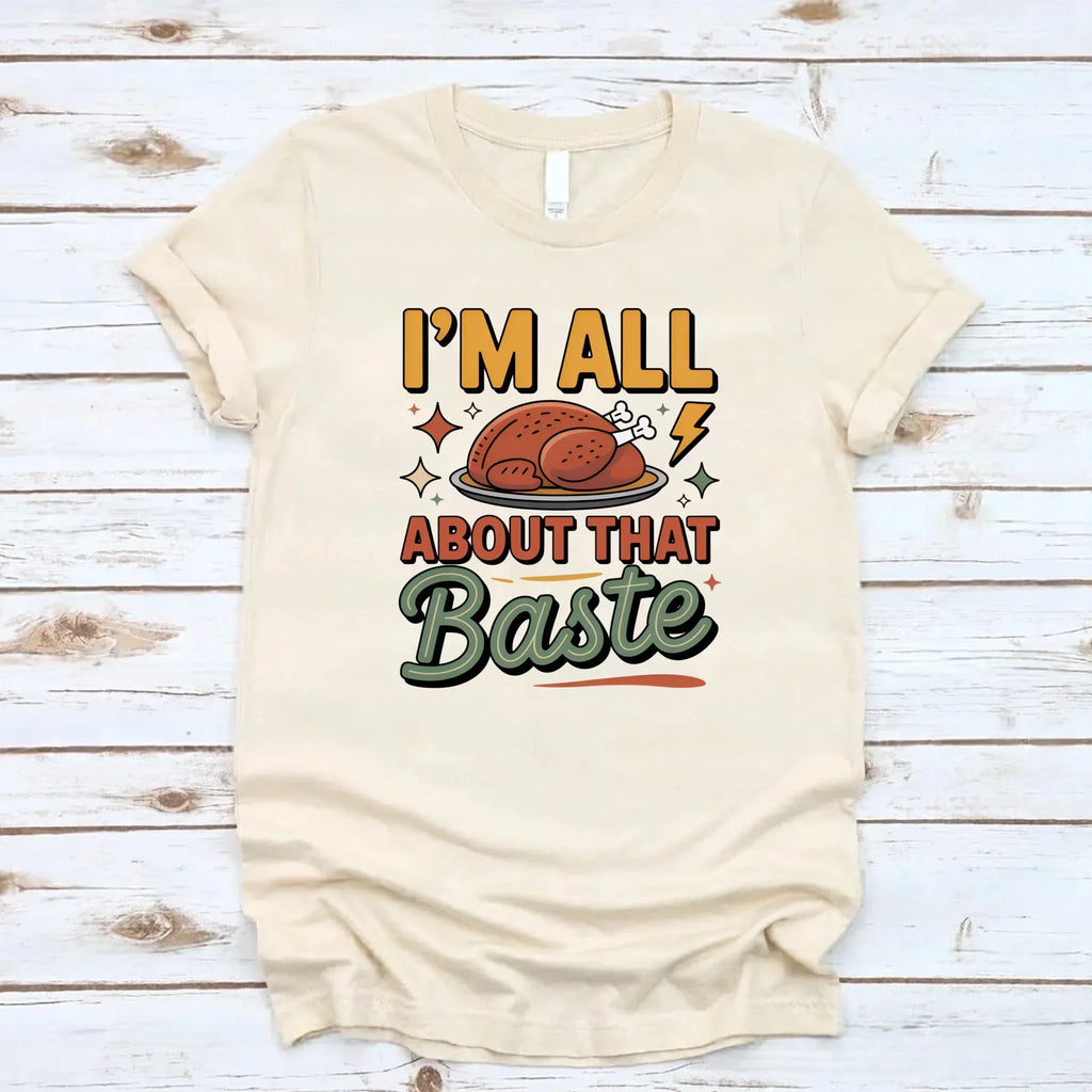 Funny Thanksgiving Couples Shirts – Baste & Gravy Matching Tees