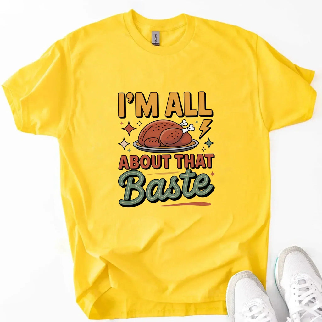 Funny Thanksgiving Couples Shirts – Baste & Gravy Matching Tees