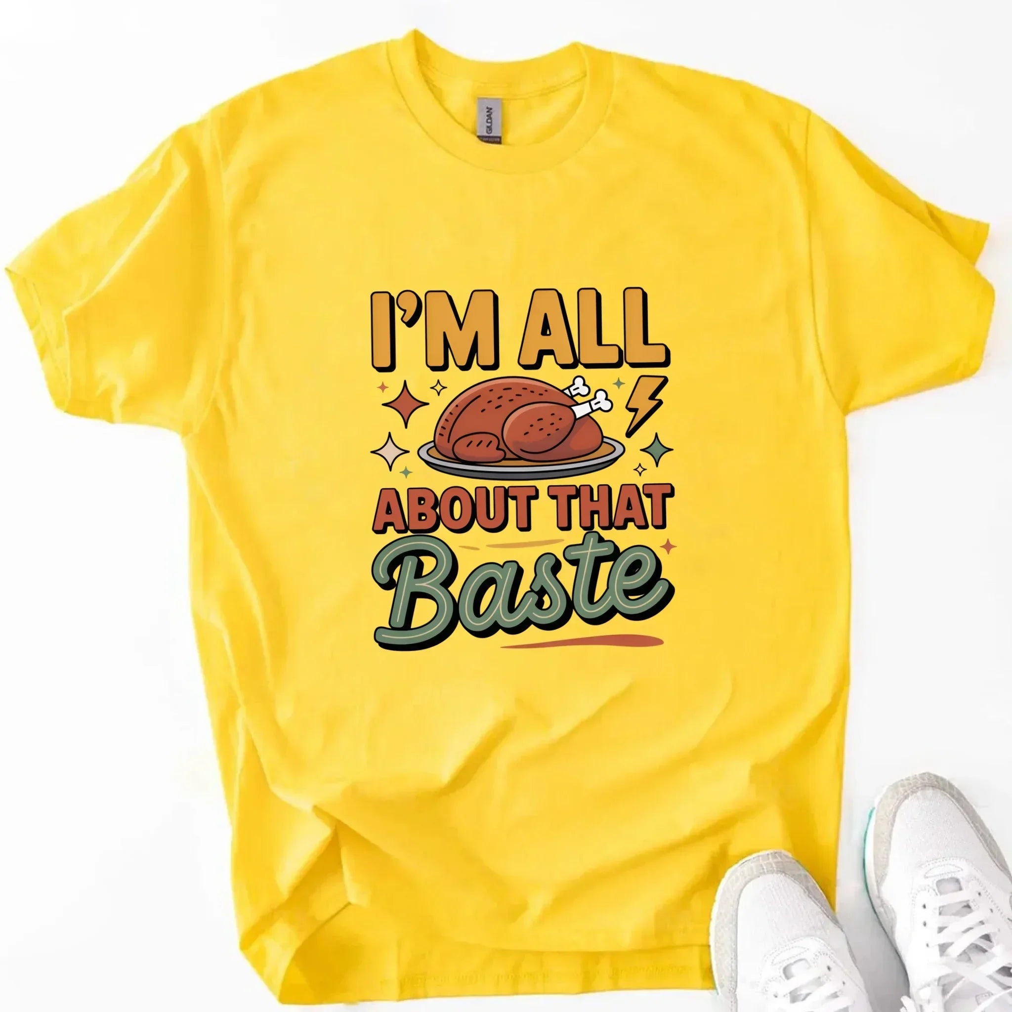 Funny Thanksgiving Couples Shirts – Baste & Gravy Matching Tees