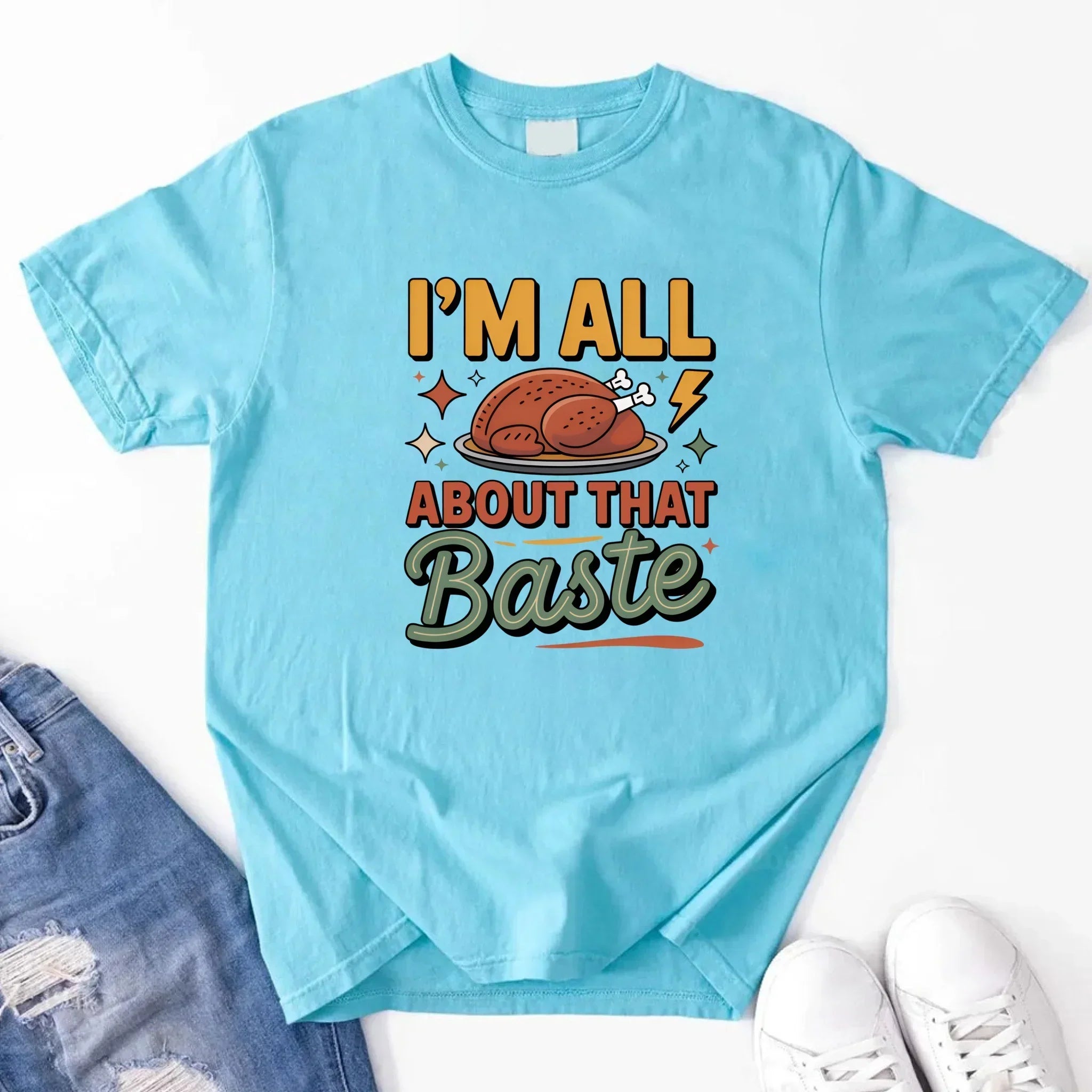 Funny Thanksgiving Couples Shirts – Baste & Gravy Matching Tees