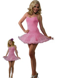Slip Dress with Attached Crinoline