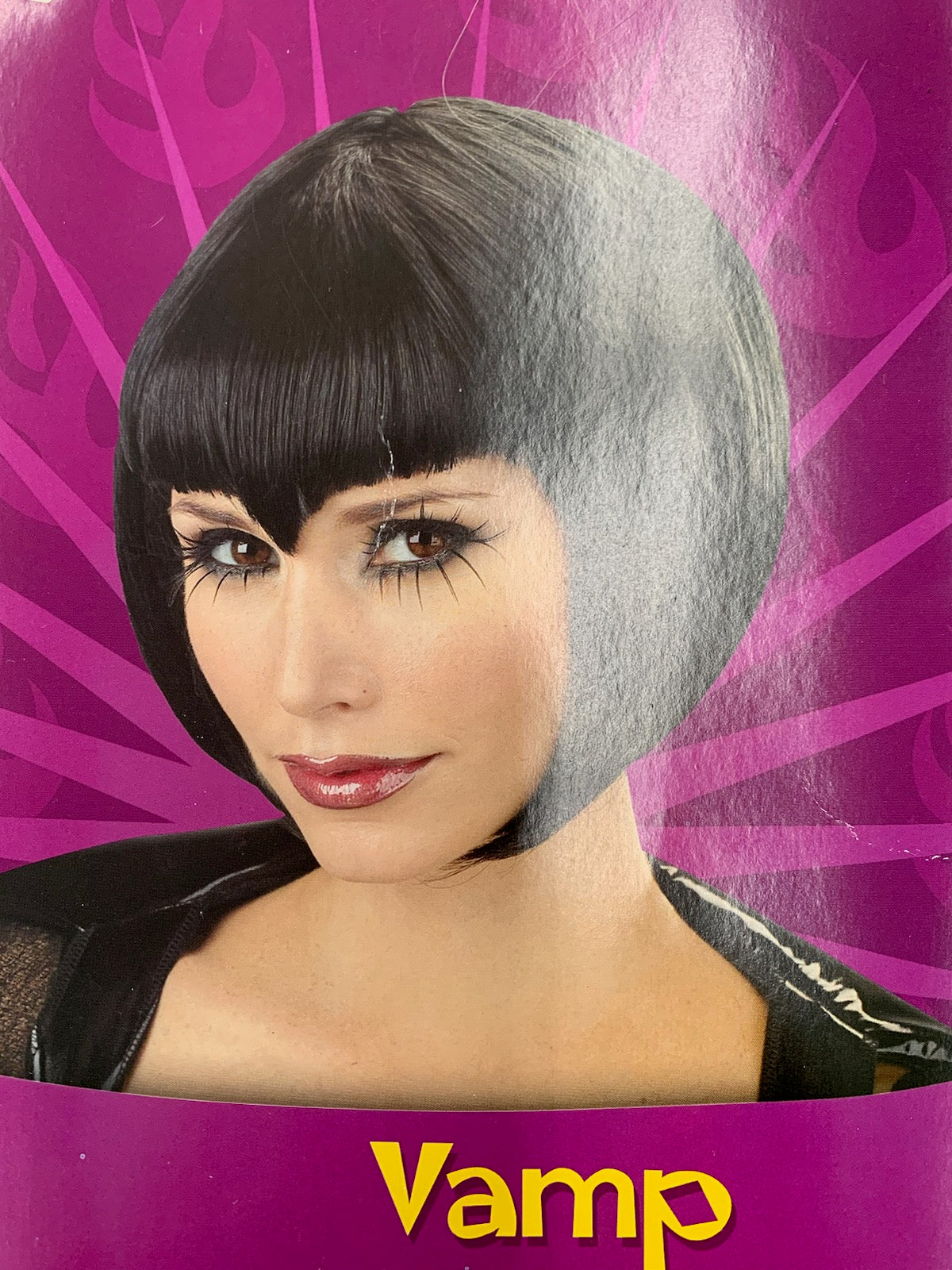 Vamp Black Short Wig