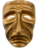Gold Tragedy Mask