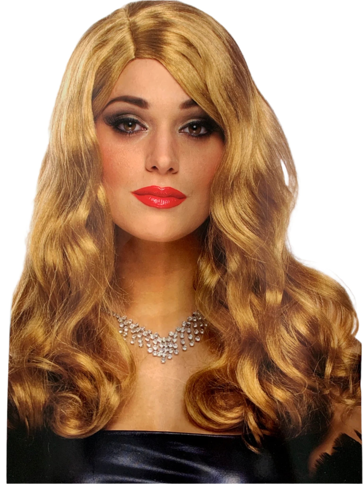 Long Dark Blonde Wig