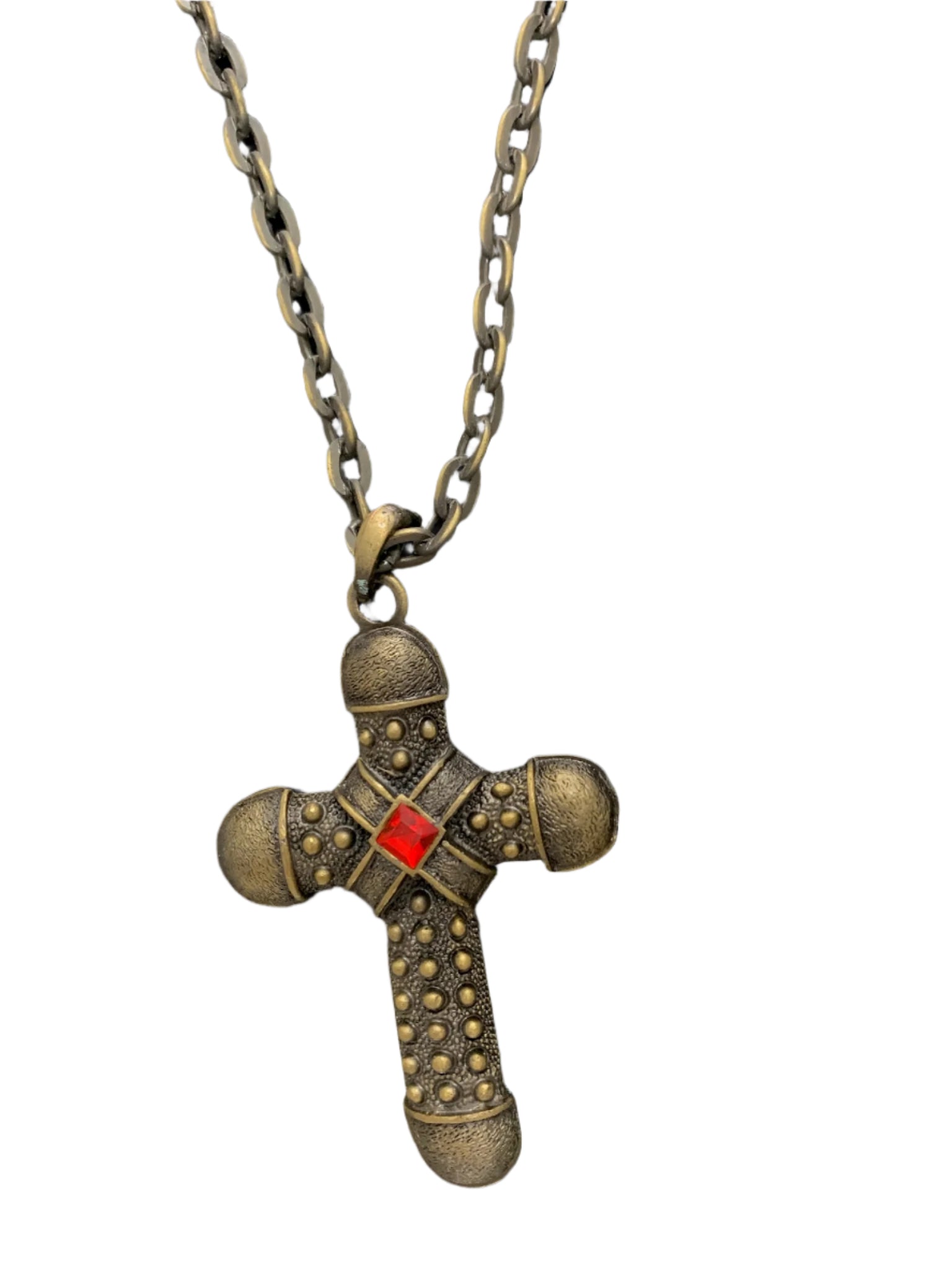 Gothic Crusader Cross Necklace