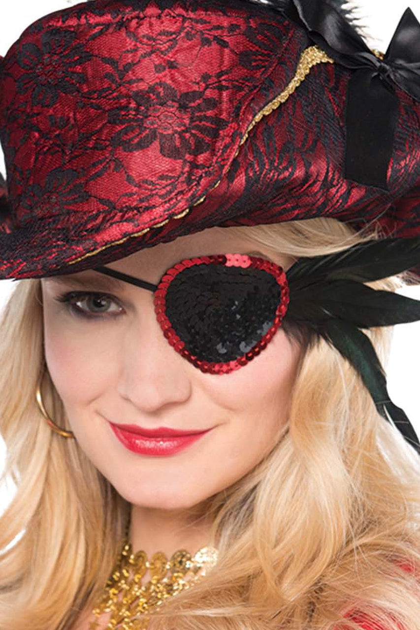 Sequin Pirate Eye Patch