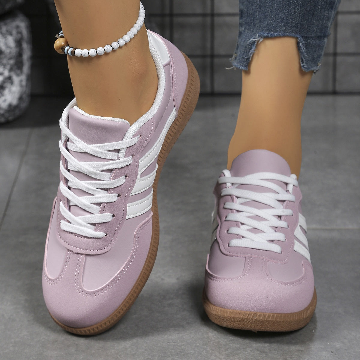 Zapatillas Bajas con Cordones – 11 Colores EU 36–42 | Zapatillas de Entrenamiento para Mujer