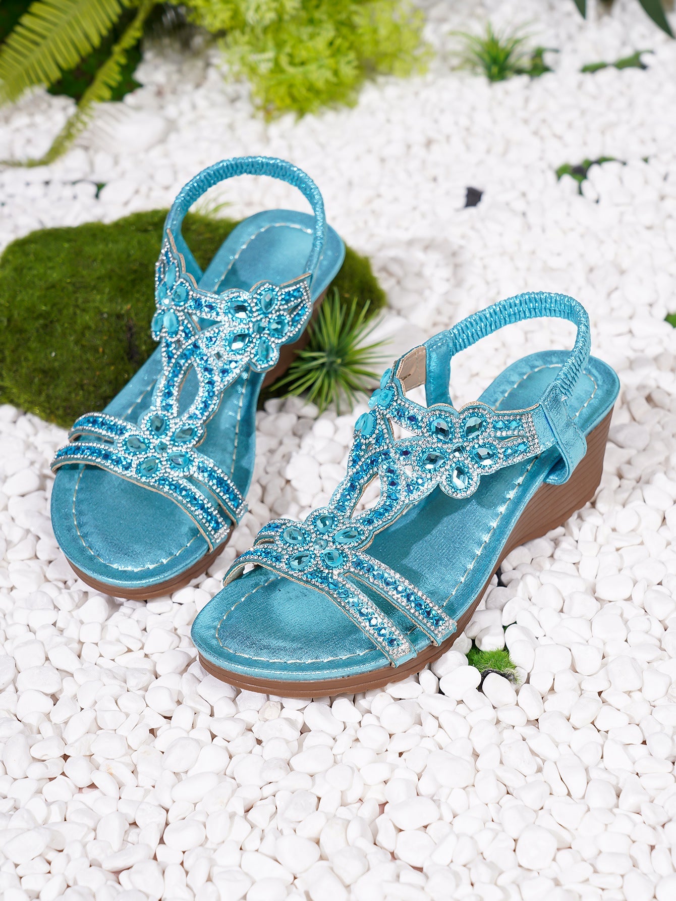 Sandalias bohemias de cuña con suela gruesa – 3 colores UE 36–42