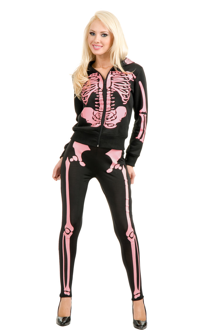 Hooded Skeleton Sweatshirt