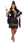 Plus Size Swanky Flapper Costume