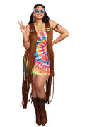 Plus Size Hippie Hottie Costume
