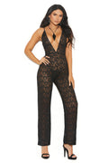 Black Lace Jumpsuit