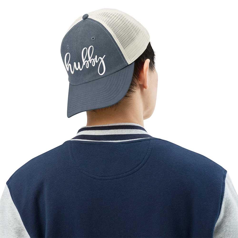 Embroidered Wifey/Hubby Trucker Hat – Anniversary Gift Cap