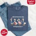 Firequacker USA Goose on the Loose Comfort Colors Tee