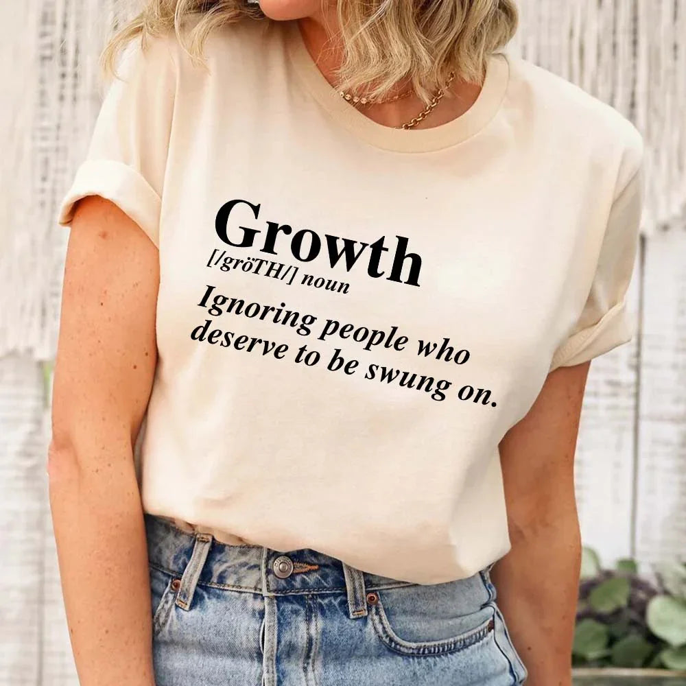 Growth Definition Graphic Tee – Unisex Uplifting Message T-Shirt