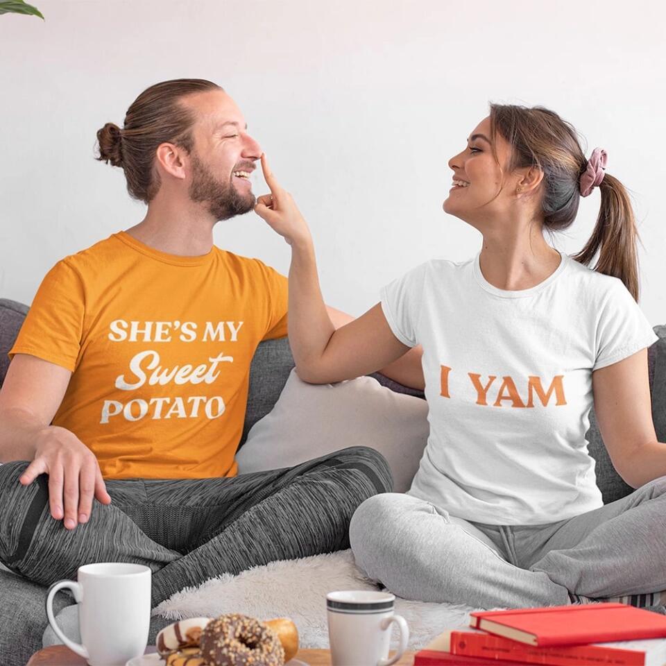 I YAM T-Shirt – Funny Thanksgiving Pun Tee