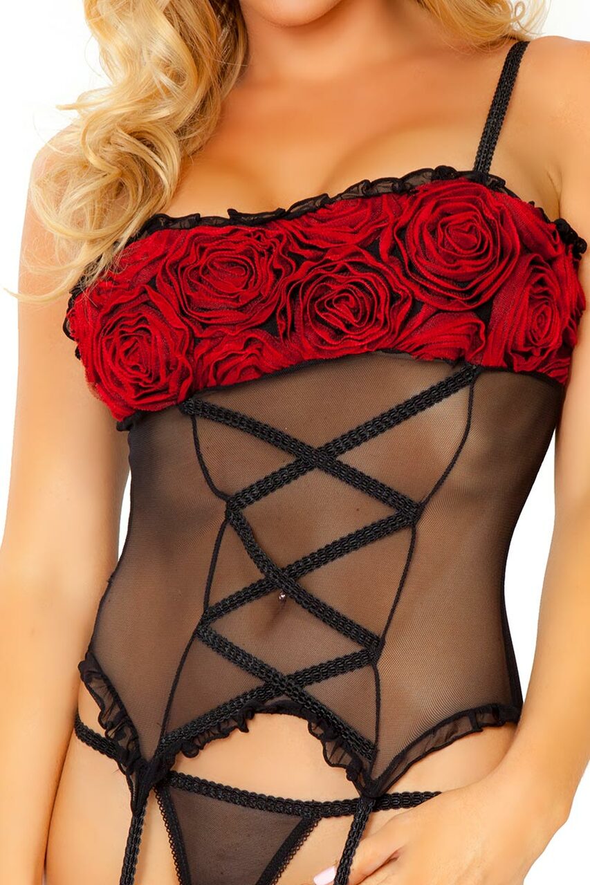 Dark Rose Bustier