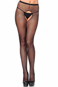 Plus Size Crotchless Fishnet Curvy Pantyhose