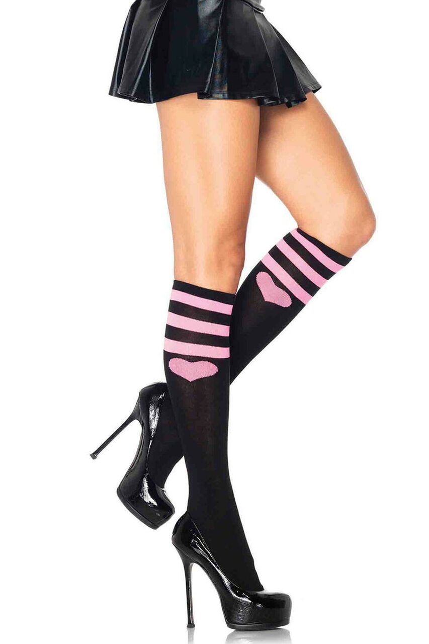 Sweetheart Knee Socks
