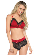 Bralette And Boyshort Panties