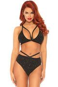 Metallic Shimmer Bra and Panty