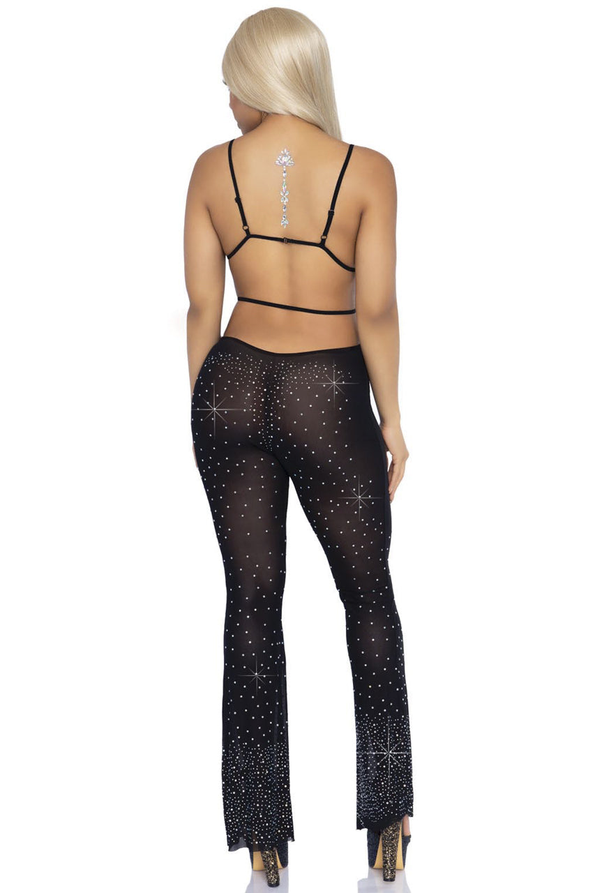 Rhinestone Bikini Top and Pants