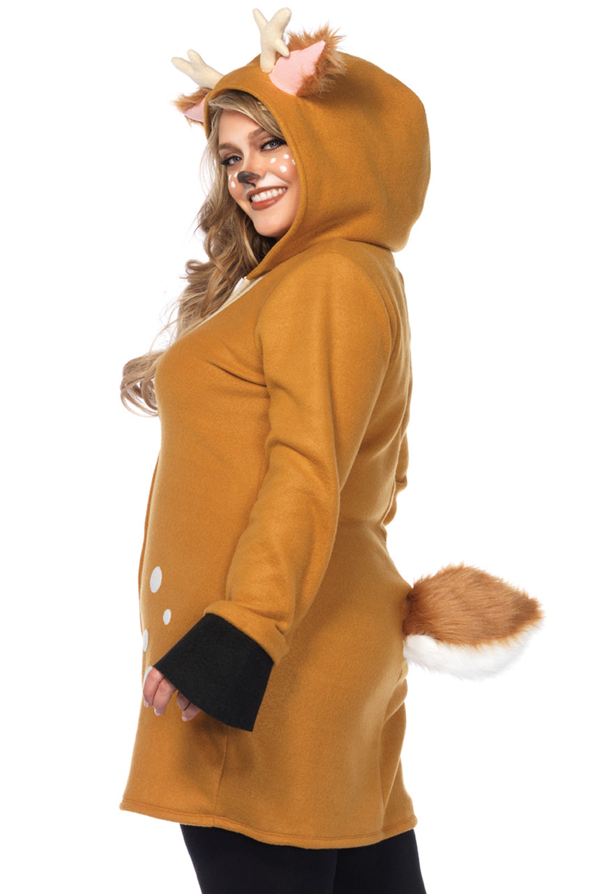 Plus Size Cozy Fawn Costume