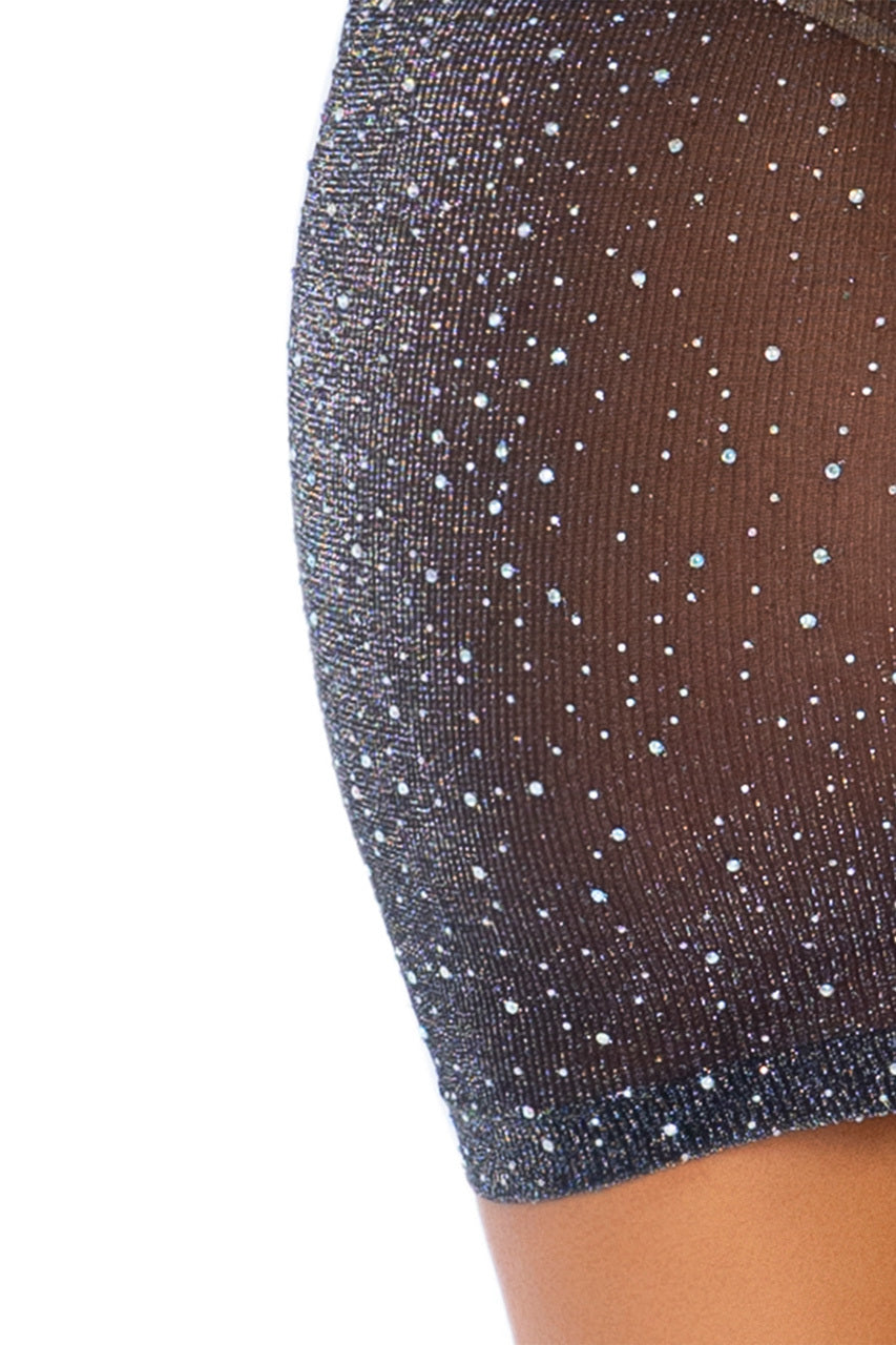 Rhinestone Tube Chemise