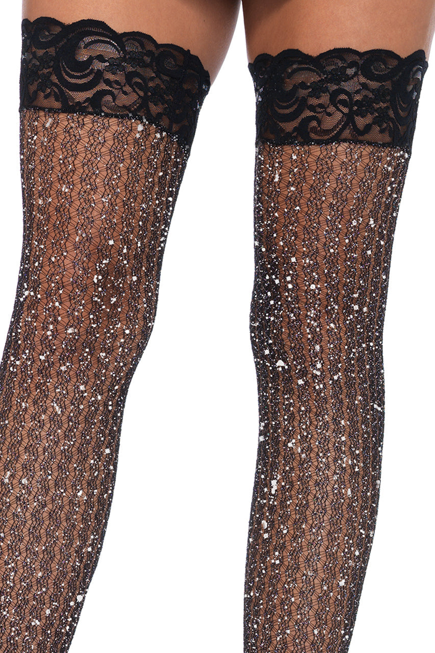 Cable Knit Thigh Highs