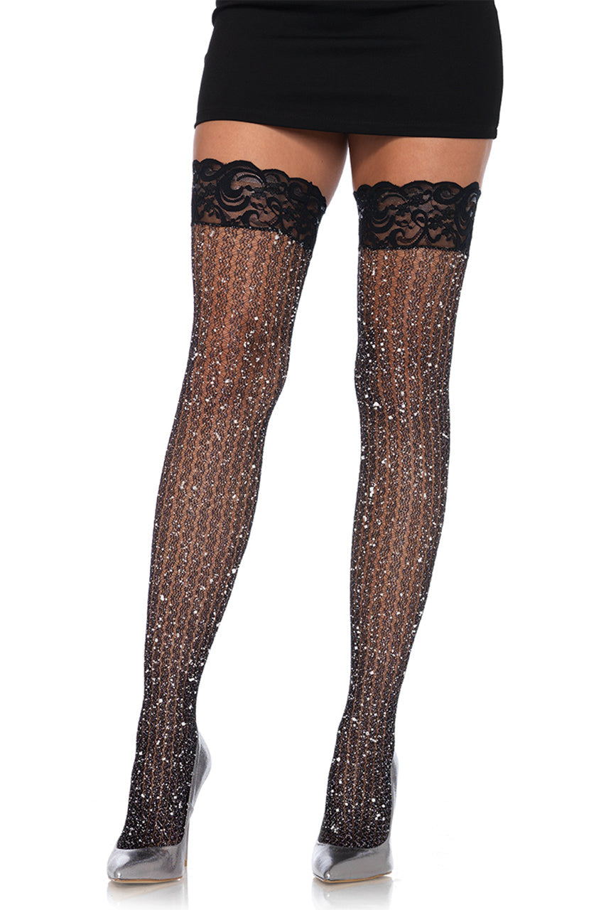 Cable Knit Thigh Highs