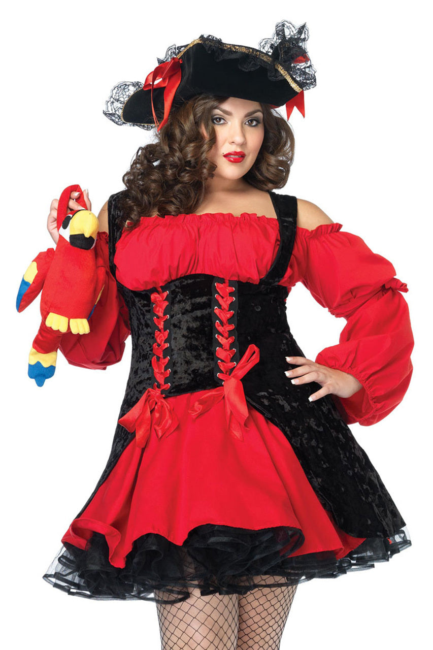 Plus Size Vixen Pirate Wench Costume