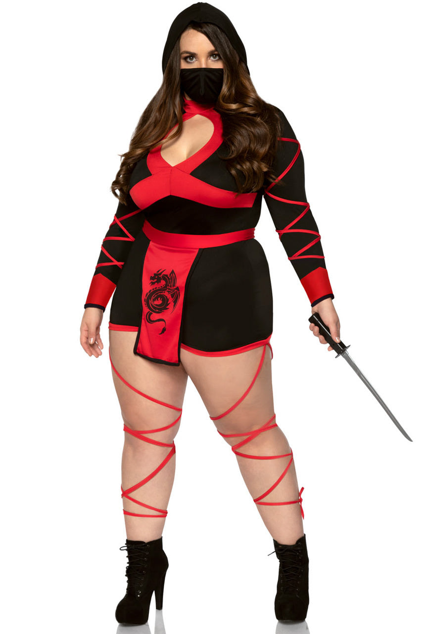 Plus Size Dragon Ninja Costume