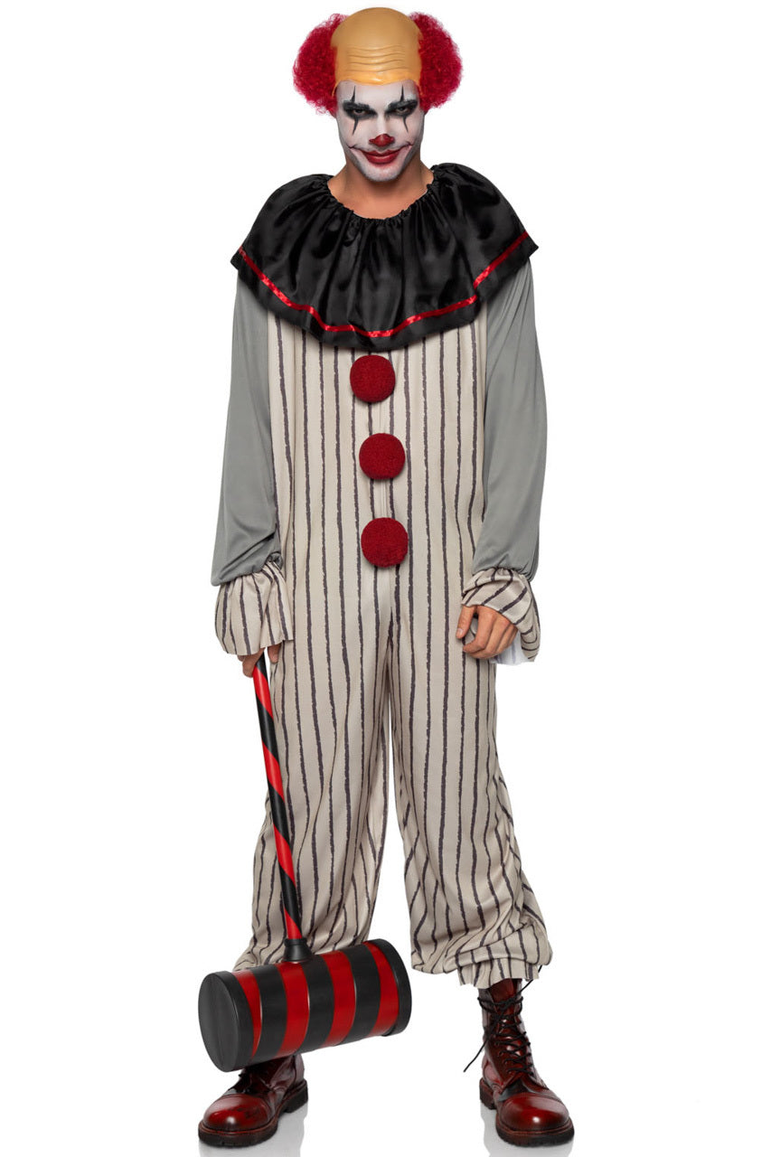 Men's Creepy Clown Costume