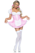 Pink Gingham Costume Dress
