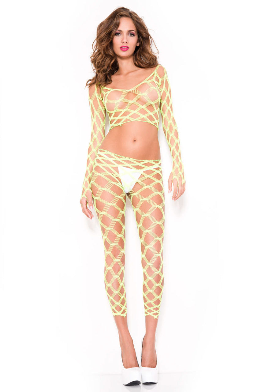 Net Crop Top and Pants