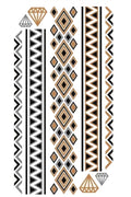 Gold Tattoo Combo- Diamonds