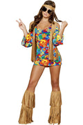 Groovy Flower Child Hippie Costume