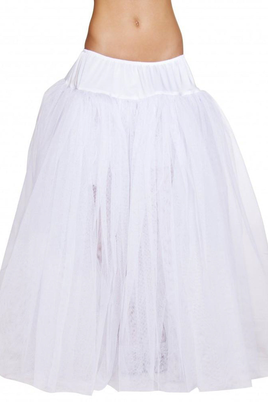 Full Length White Petticoat
