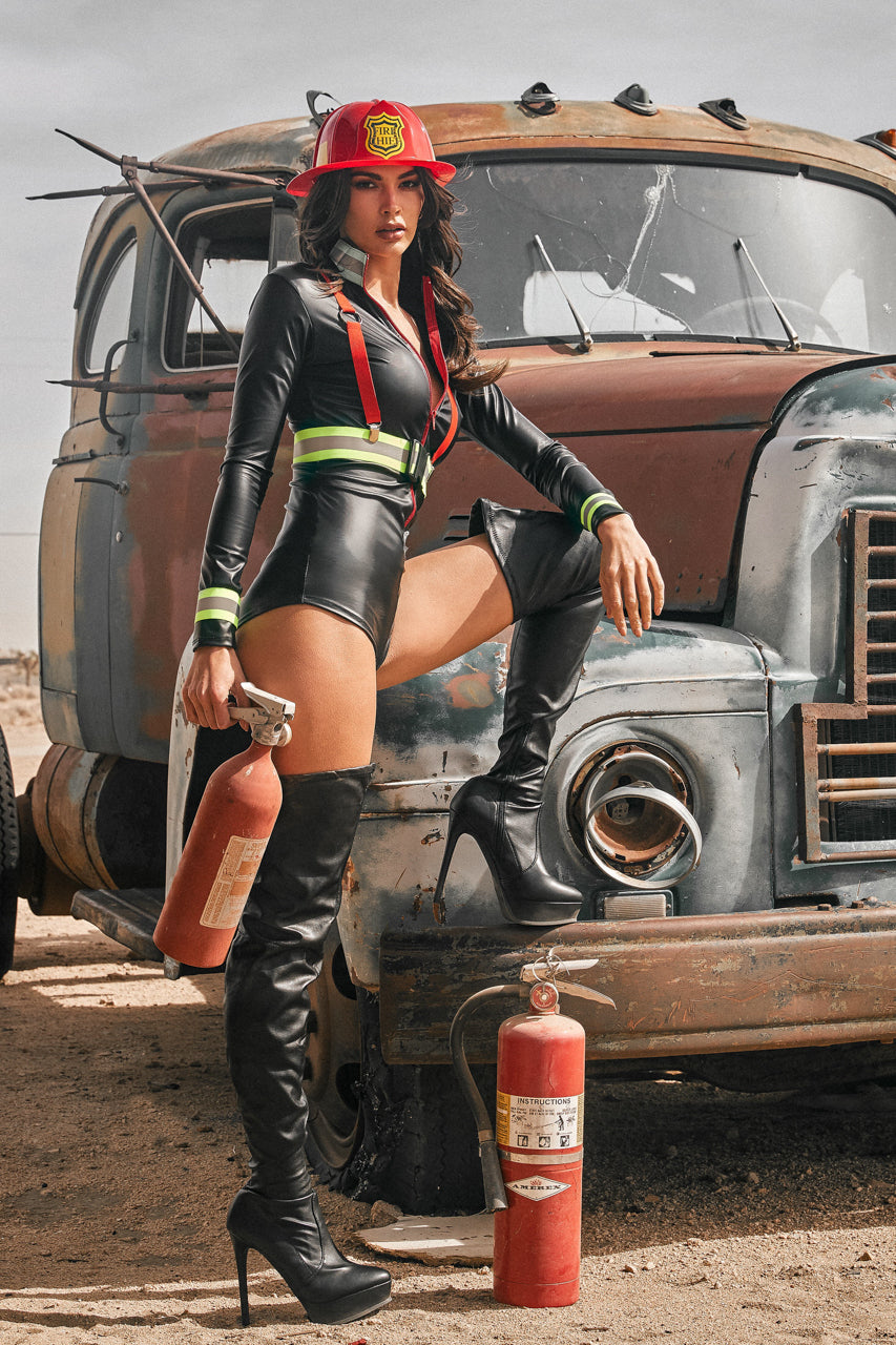 Hot Fire Woman Hat