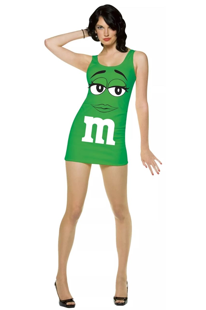 M & M Green Character Tank Dress