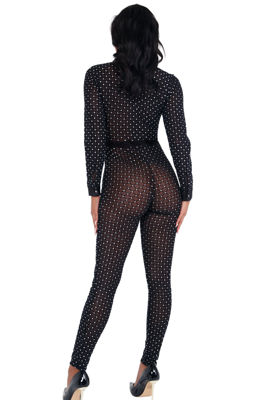 Sheer Glitter Bodysuit