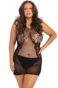 Plus Size Lace Fantasy Mini Chemise